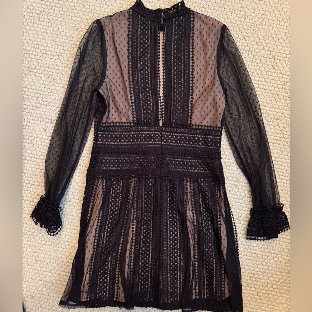 One 33 Social Glimmer Lace Mini Dress. EUC! - Picture 8 of 11